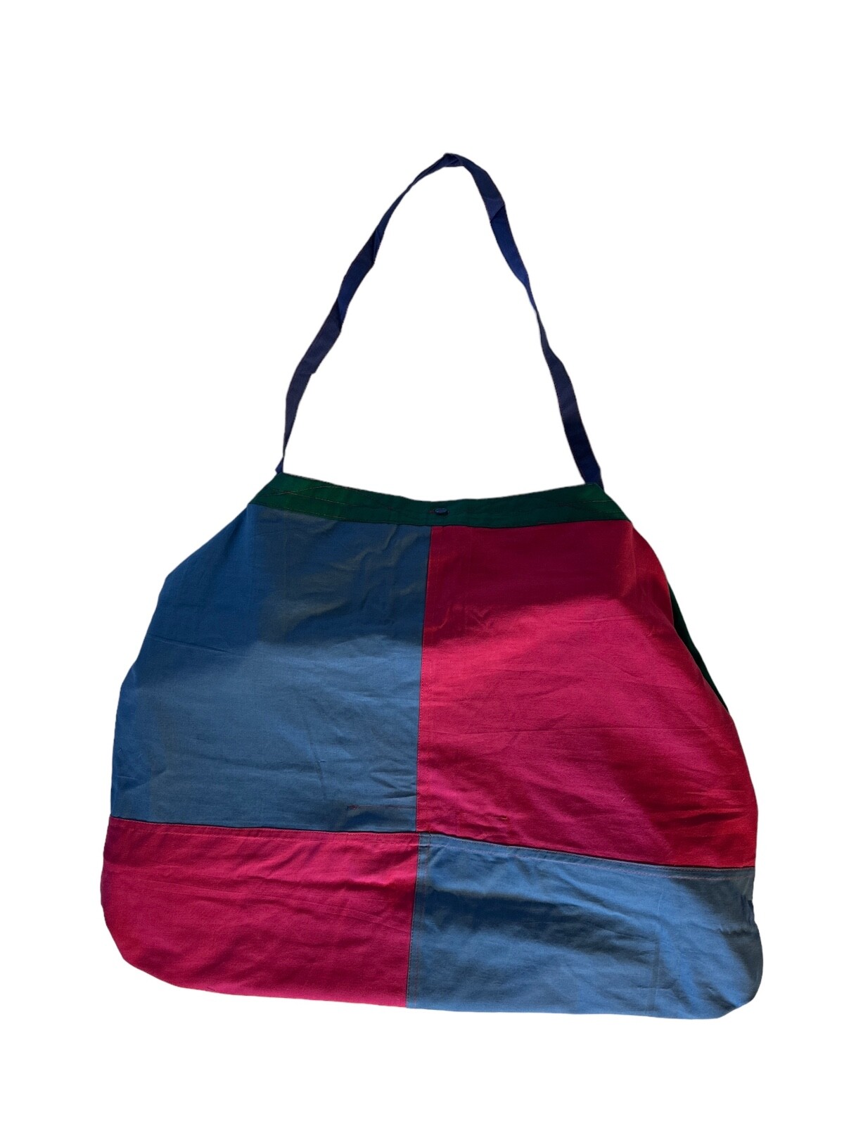 Vintage 90s Y2K Color Block Reversible Jacket Purse 2 in 1 Unisex Small-XXL Bold