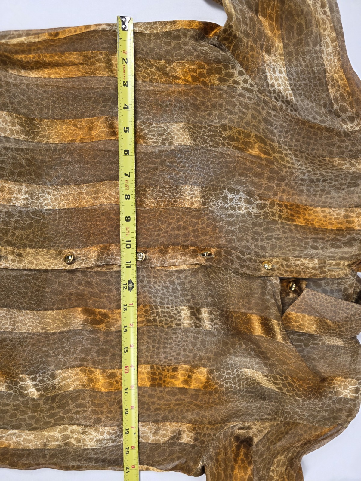 Luxury Escada Leopard Print Vintage 100% Silk Blouse Size 38 Pre-owned Exelent