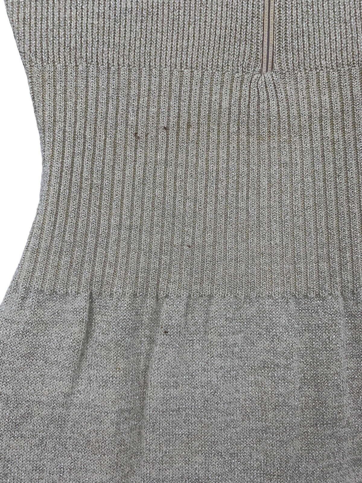 VTG 70s Prairie Knit Wool Glam Maxi Dress Cardigan Jon-Michel 9-10 Cottagecore
