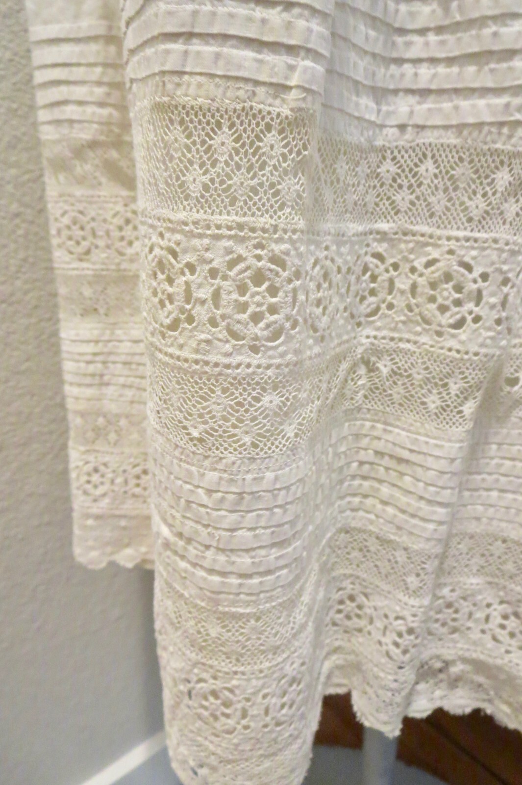 Antique 1900s Gibson Girl Shapely Fitted Full Slip With Lace Petticoat 34 Bust
