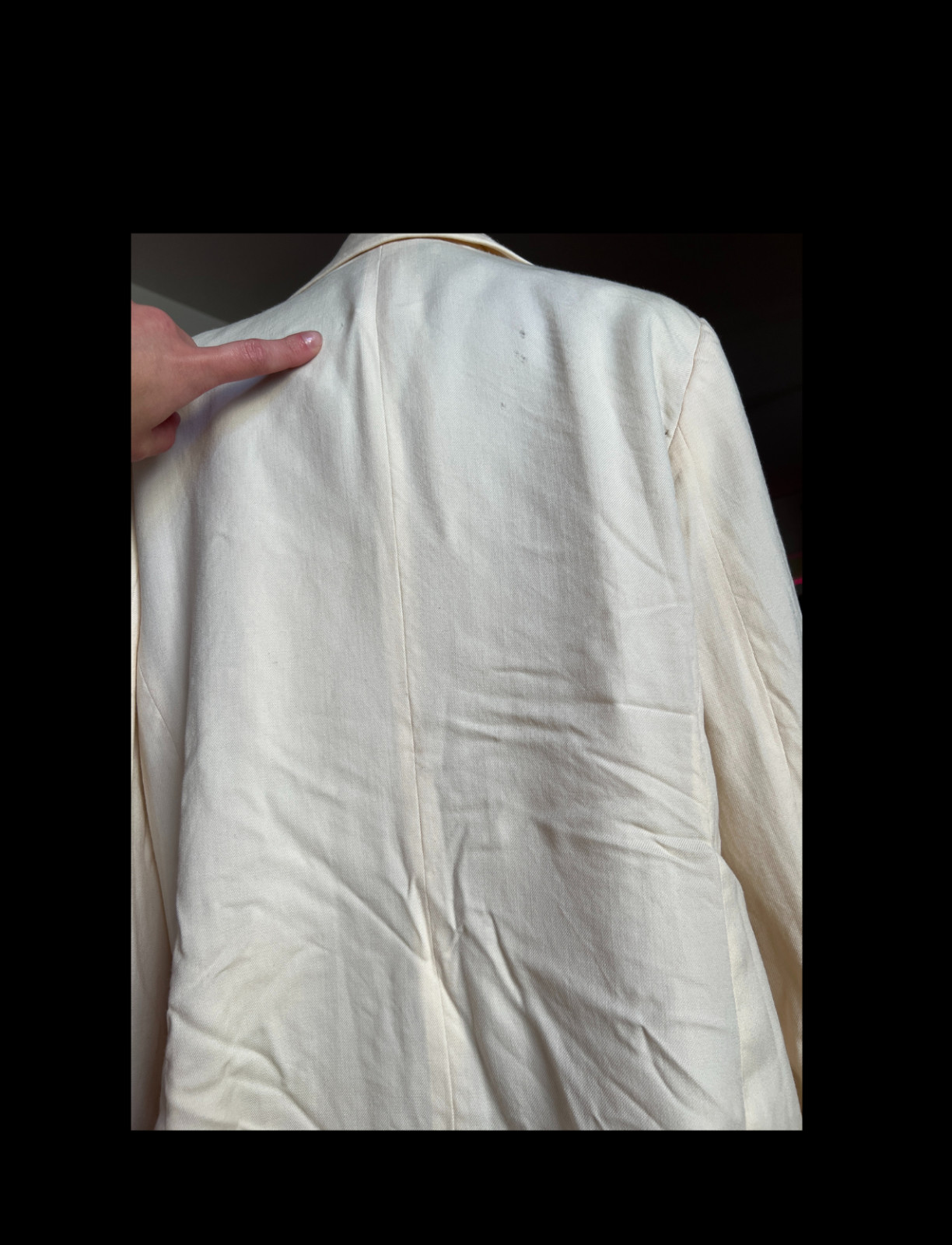 1980s Ivory White Wool Pendleton Double-Breasted Blazer 16b Old Money Preppy