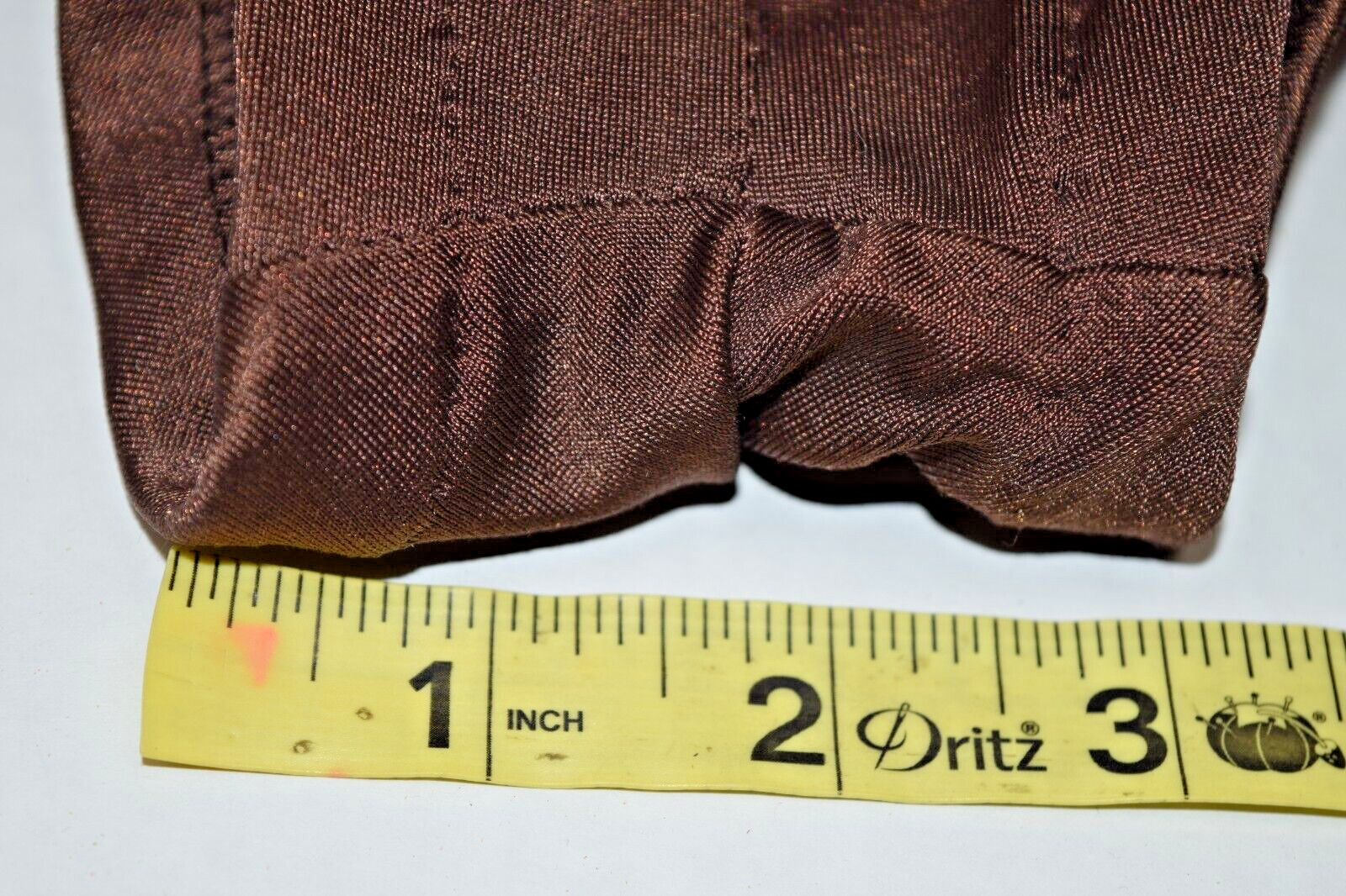 Swimsuit VTG 50s 60s Cole of California Silky Chocolate Brown Back Clasp Sz S/M