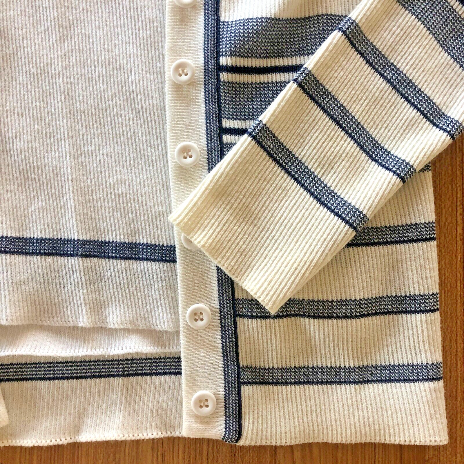 VTG Hadley Sweater Set 2pc Golf Breton Cardigan Sz 10 Country Club Quiet Luxury