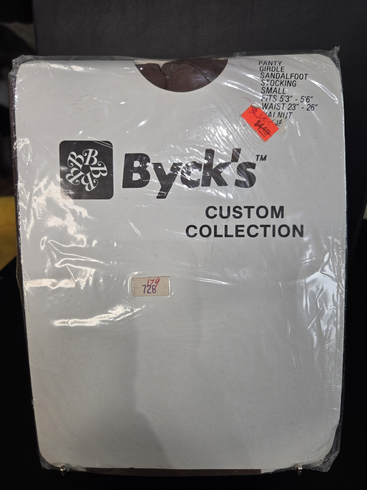 BYCKS Custom Collection Vtg Sandalfoot Stocking Small Walnut