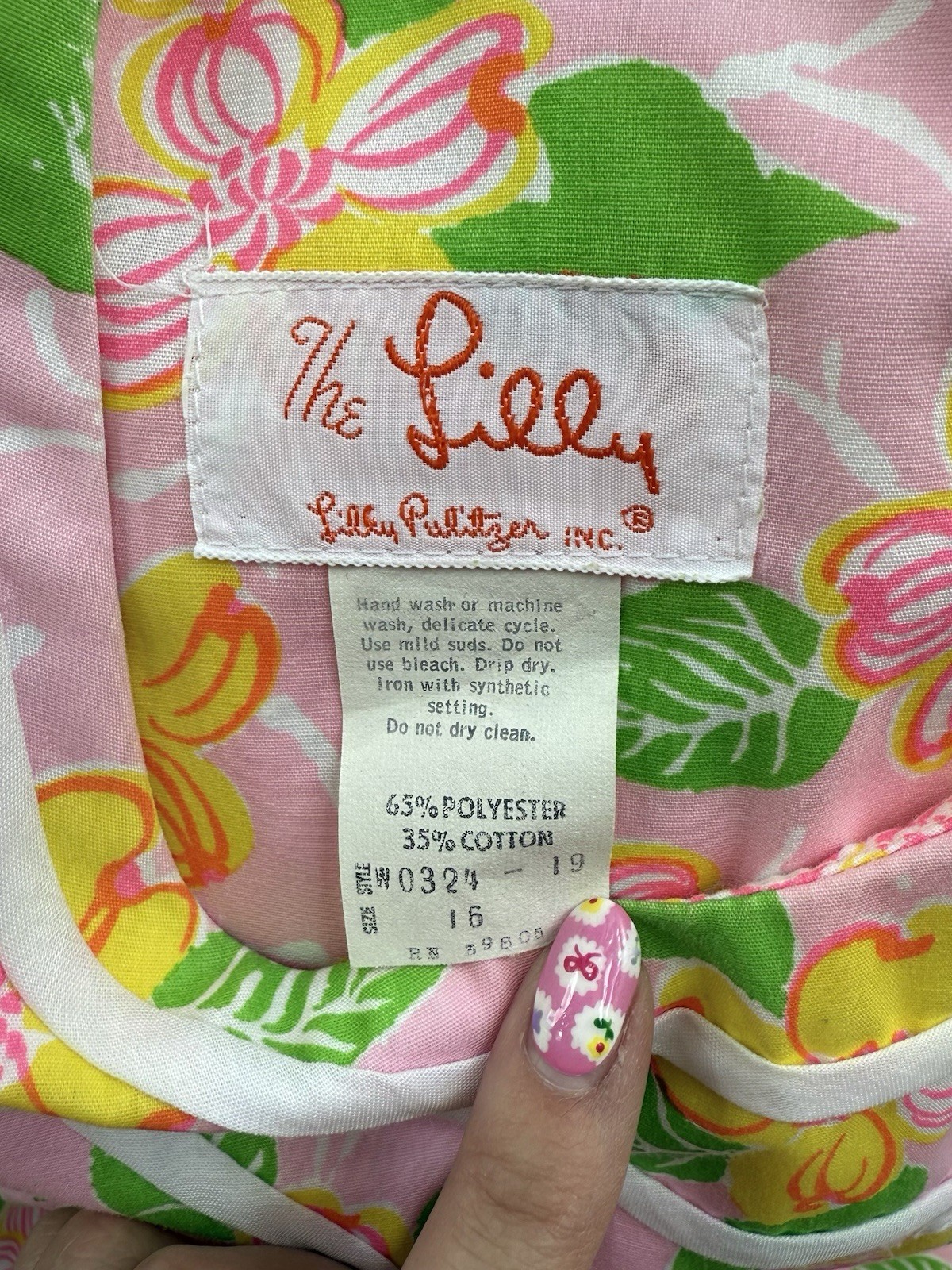 Vintage The Lilly Pulitzer Dress 38 Inch Waist 60s/70s Magnolia Pink Zuzek Plus