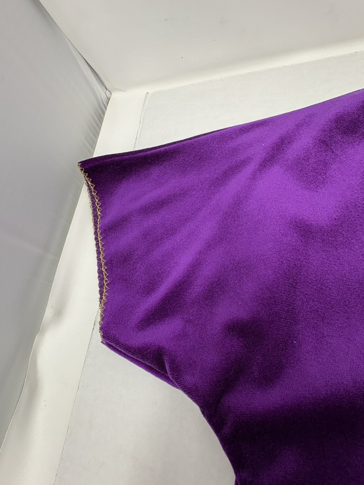 Jenelle California Vintage 1970’s Velour Caftan Hostess Gown Medium Purple Rare