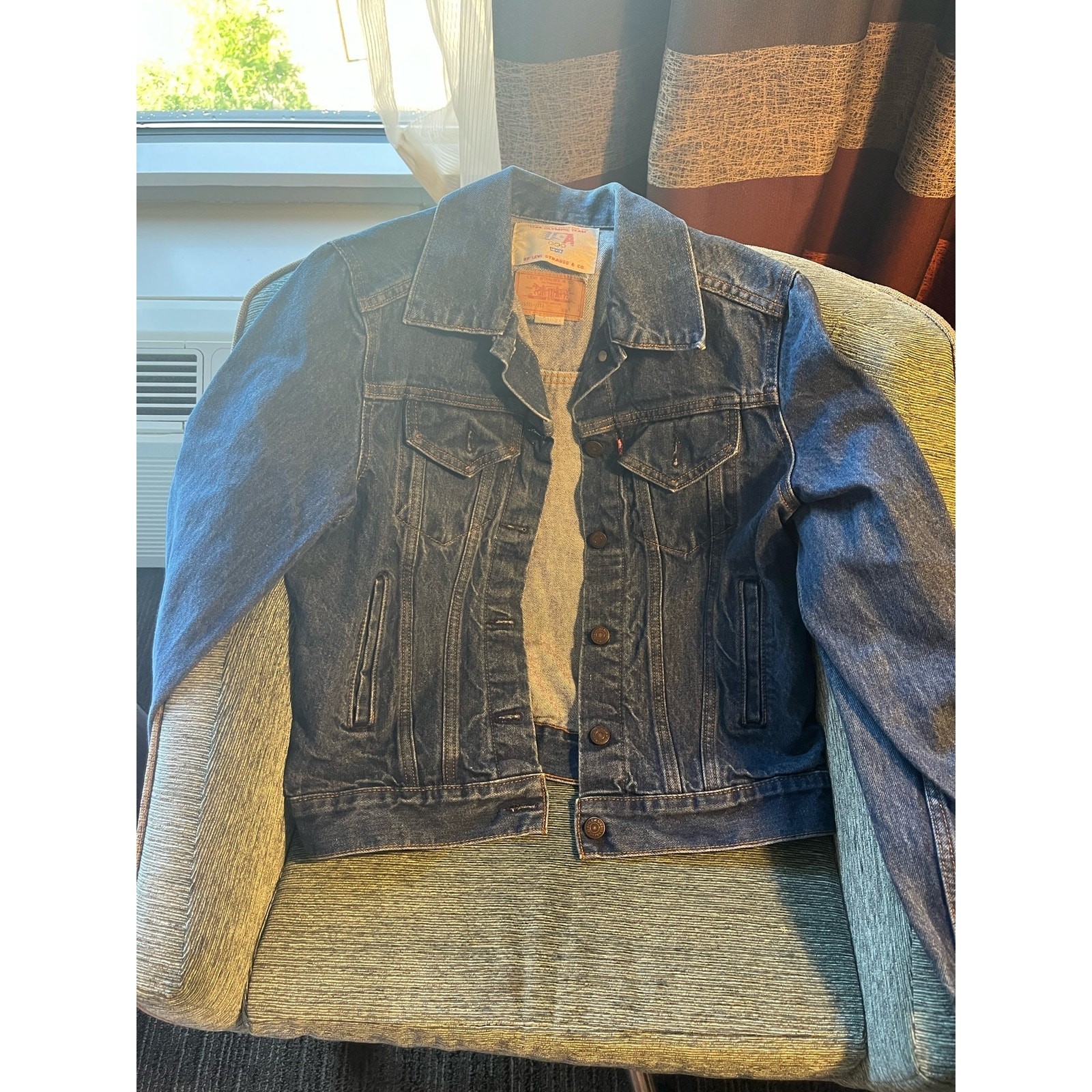 Rare Vintage 1984 Olympic USA Team Levi’s Denim Jacket 76001-0214 Unisex sz M