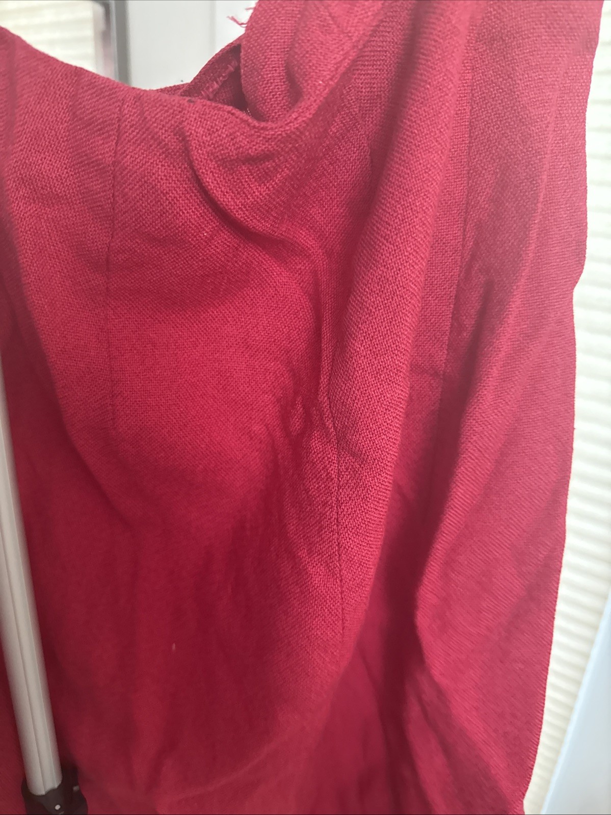 International Ladies Garment Workers Union Vintage Red Skirt Waist Measures ~14”