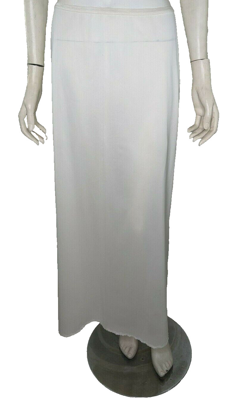 Vintage Olga Half Slip Skirt Lingerie Undergarment Long Ankle Length M Vtg