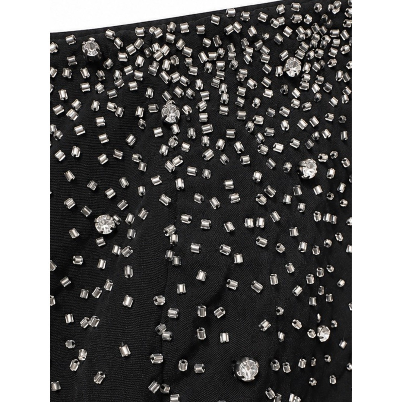 Avanti Designs Vintage Black Beaded Strapless Formal Gown Women’s Cocktail Dress