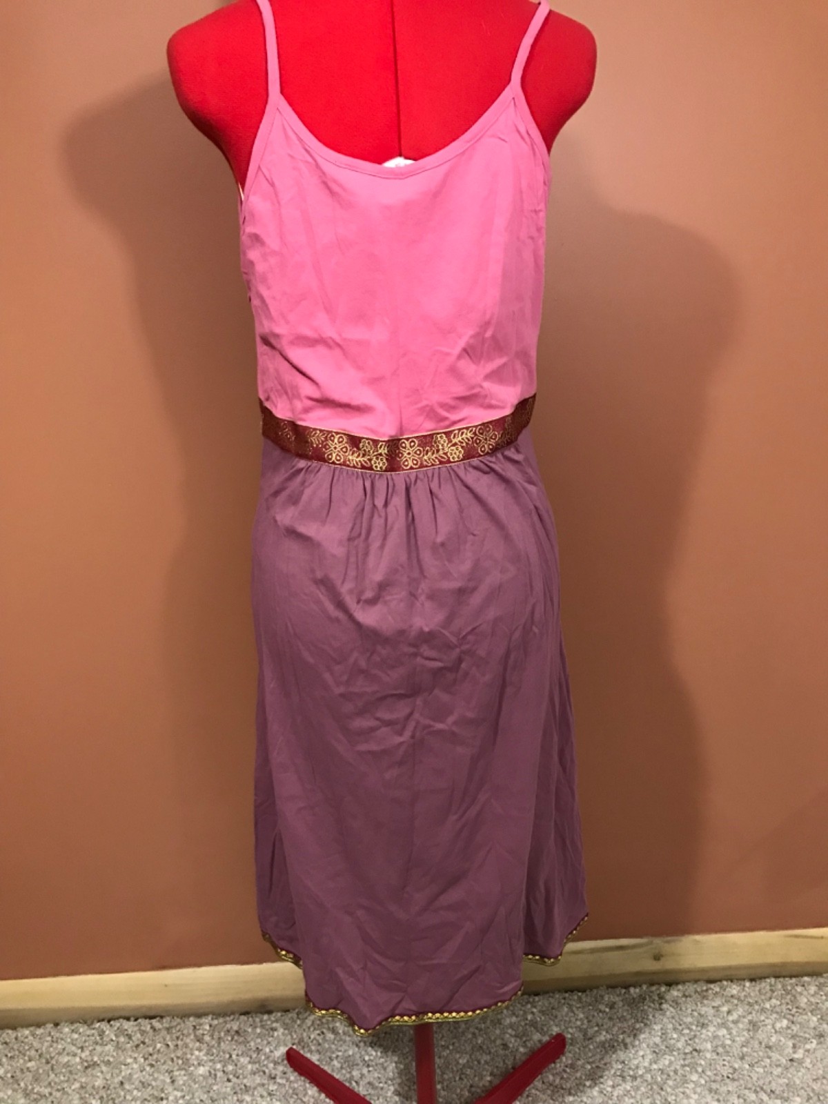 vintage Y2K Phool boho hippie mauve cotton dress size small india