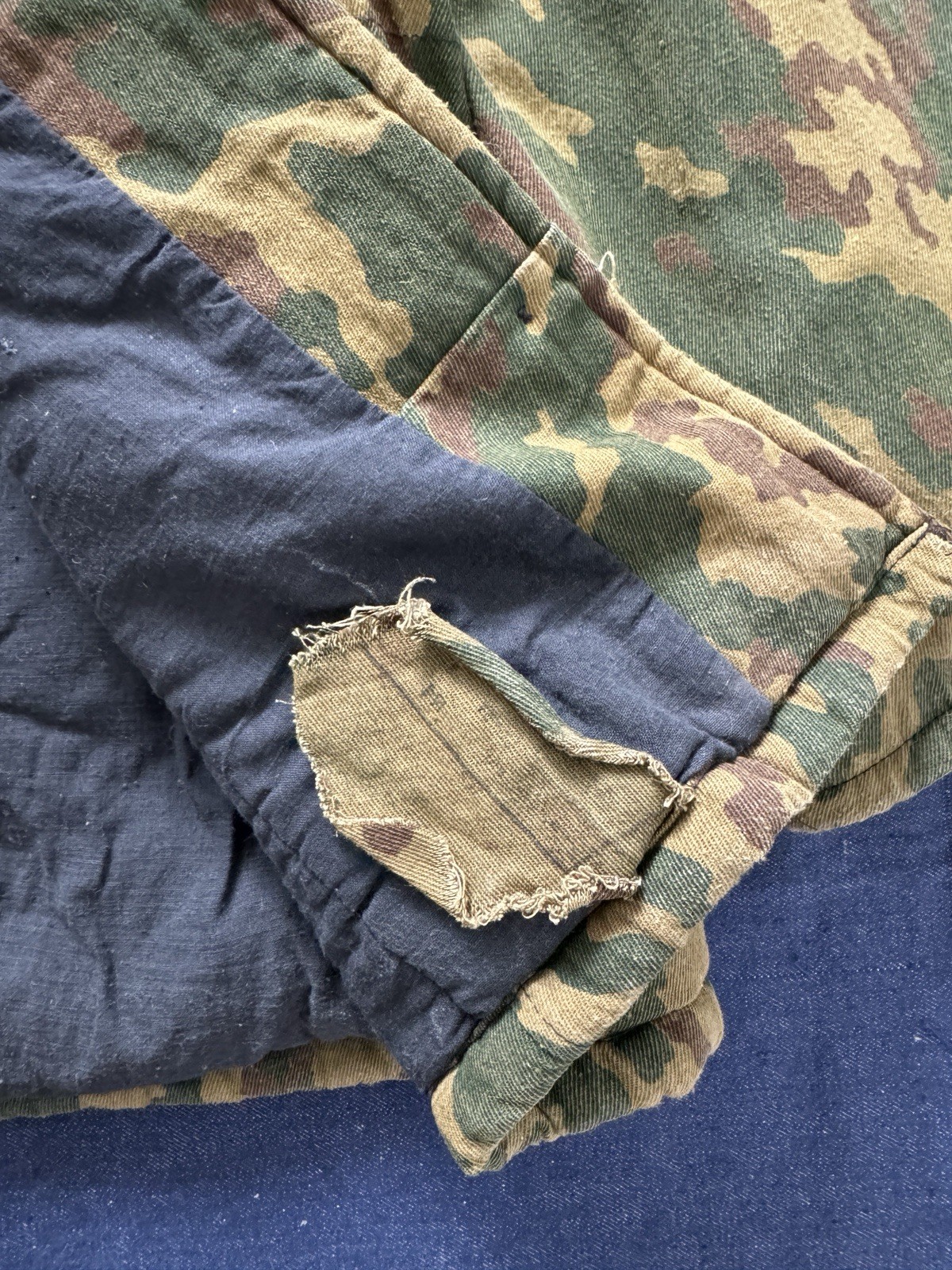 vintage post Soviet USSR padded winter vsr 93 camouflage Barvikha jacket wmns M