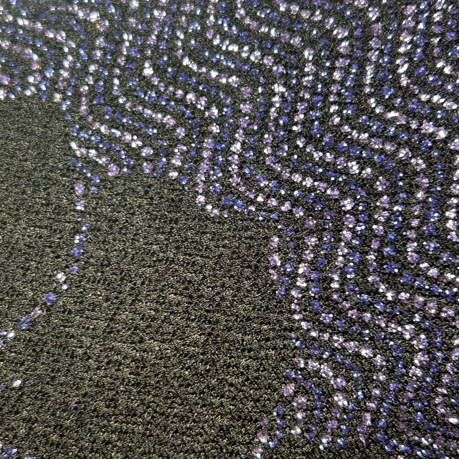 VTG 90s Black Purple Floral Metallic Maxi Dress M Goth Grunge Whimsigoth Y2K