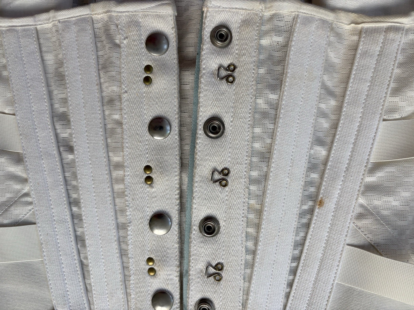Vintage 1970s lace up Fan Medical Corset Girdle Brace Cosplay W Up To 35