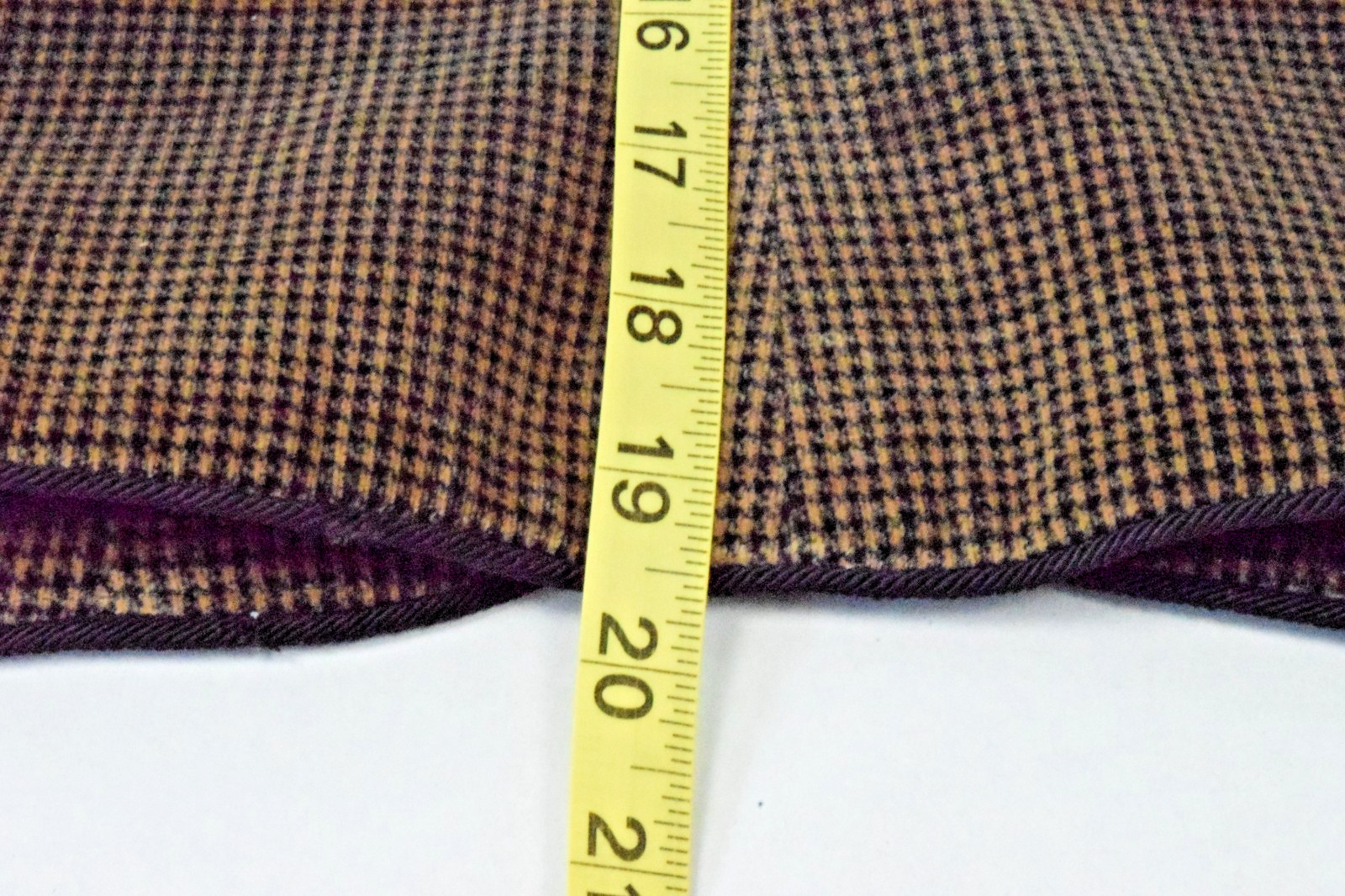 Vintage Blazer Jacket Sasson Size 3/4 80s Gold Velvet Hounds Tooth Kimono Button