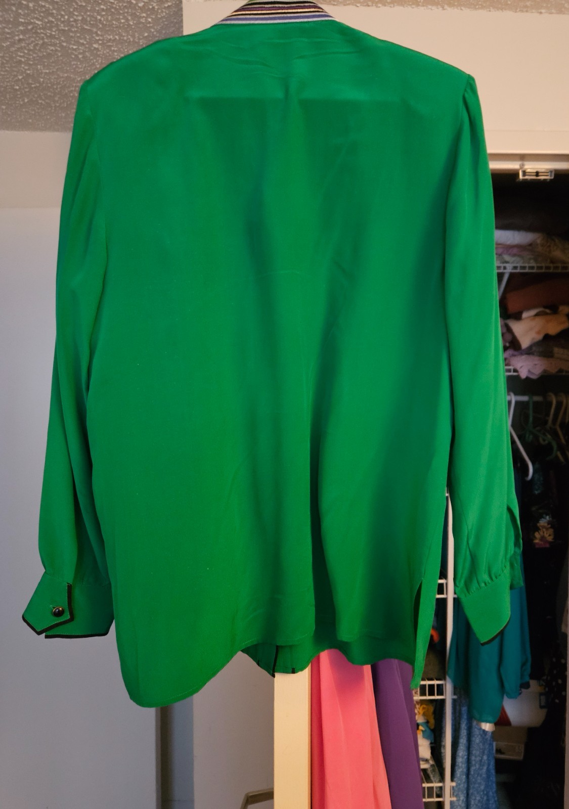 Blouse / Dress – Vintage ?, Bob Mackie Wearable Art. 100% Silk size L beautiful