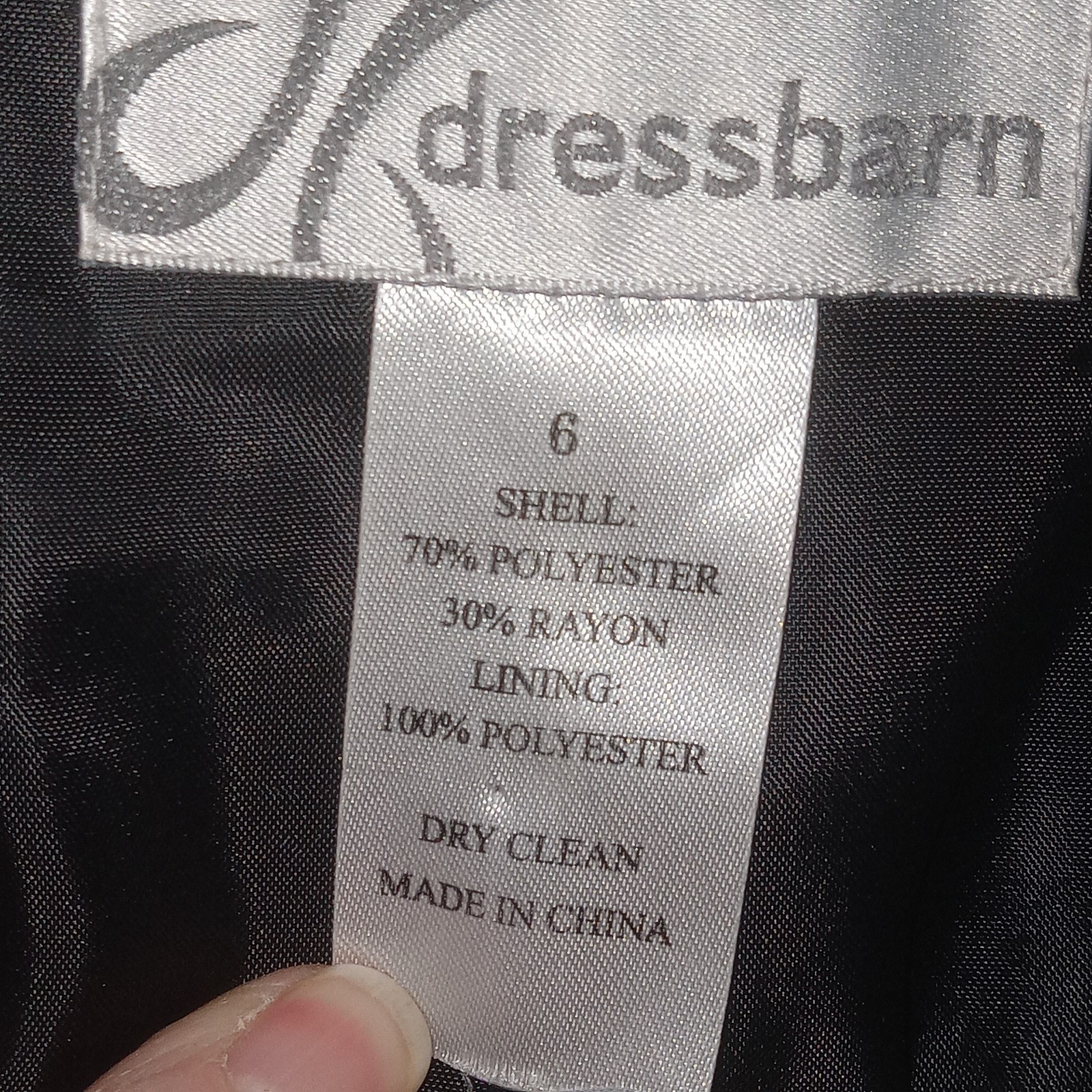 VTG Dress Barn Blazer Black Silver Floral Brocade Jacquard Sz 6 Filigree Buttons