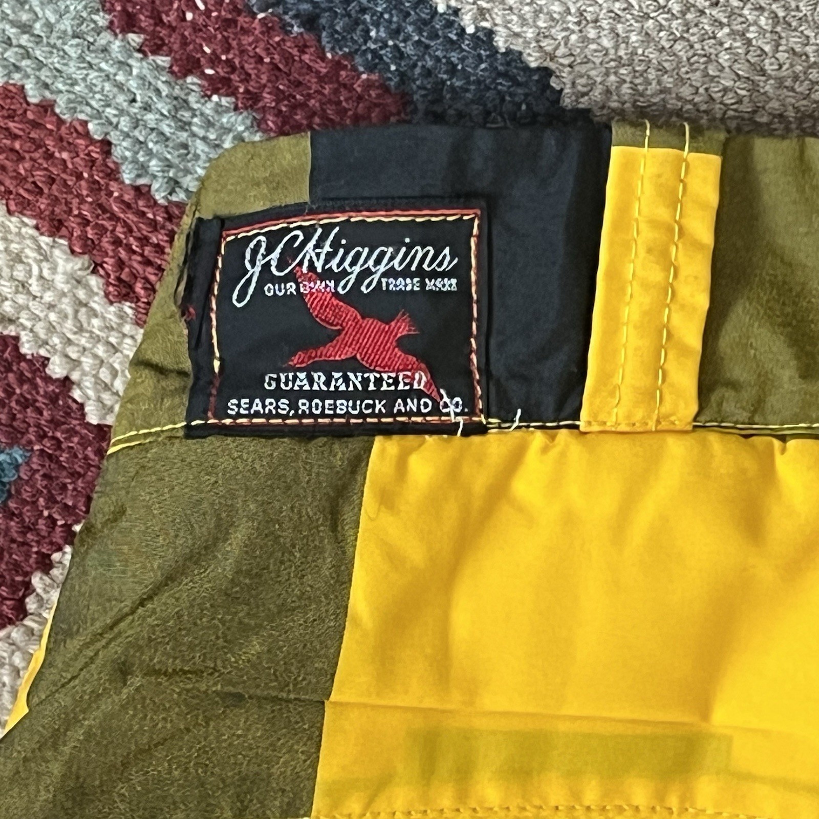 Vintage 50s JC Higgins Snow Winter Ski Pants Women’s 27×32 Yellow/Black Plaid