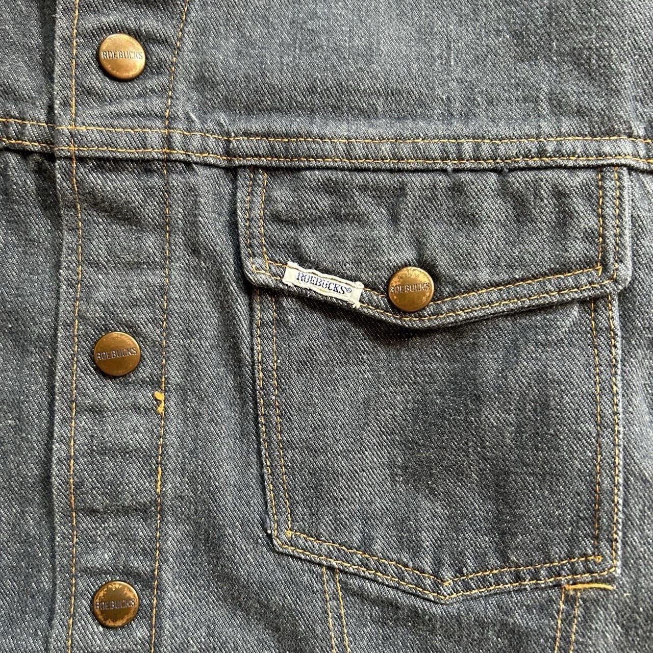 True Vintage 1960’s Sears Rowbucks Selvedge Denim Trucker Jacket Type 1 Size S