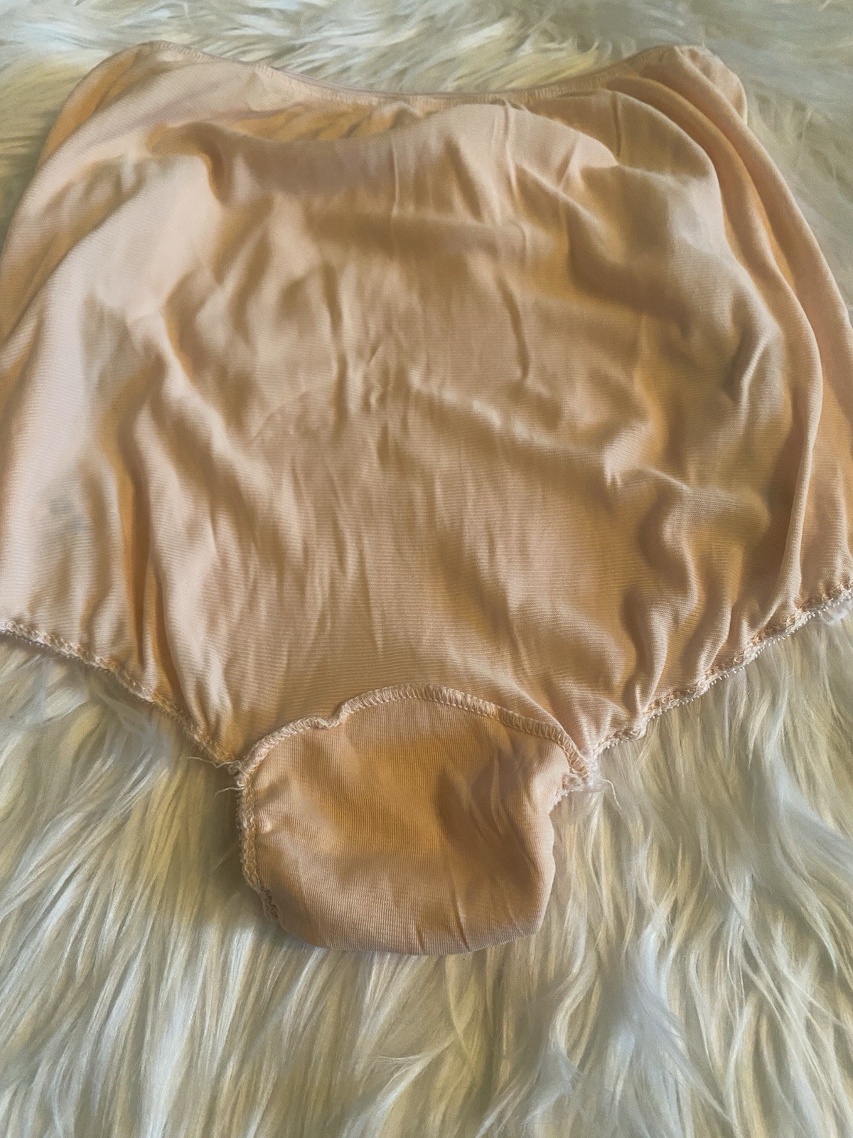 Vintage Stunning 50’s nylon panties Granny High Waist Nylon Underwear Size 6