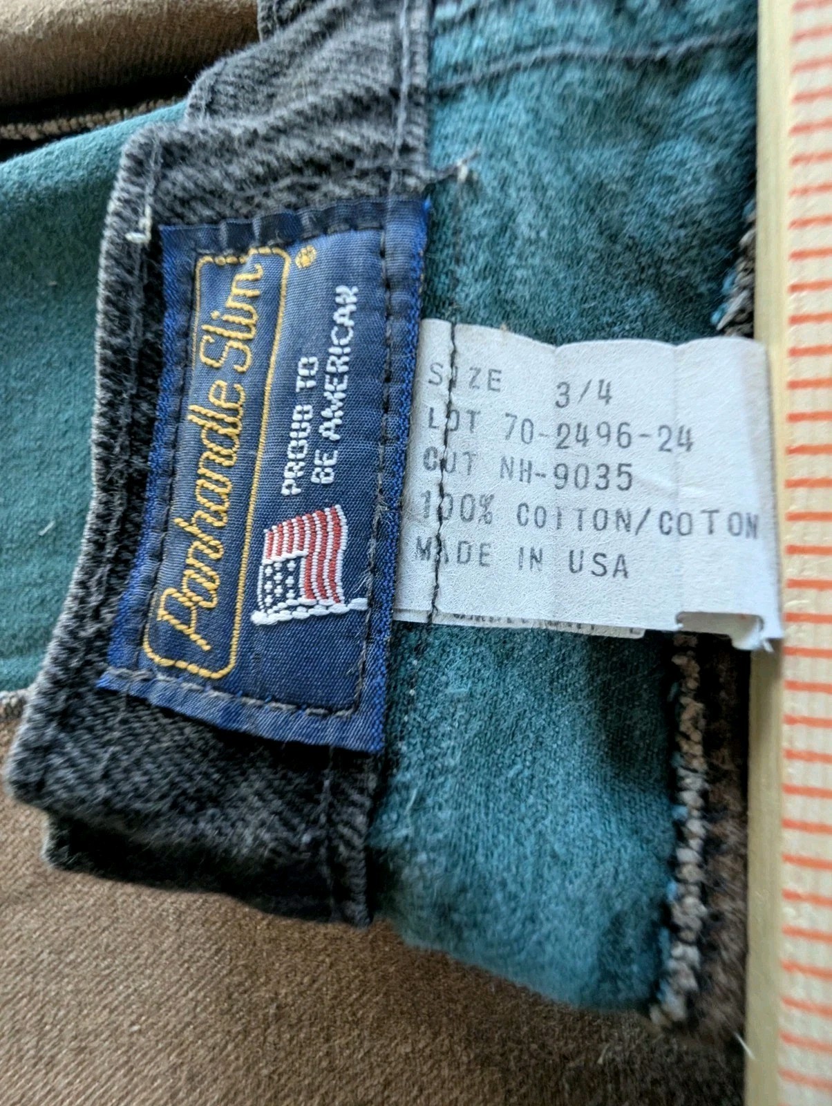 Vintage USA 80’s-90’s Panhandle Slim Colorblock Denim Jeans 100% Cotton RARE!!