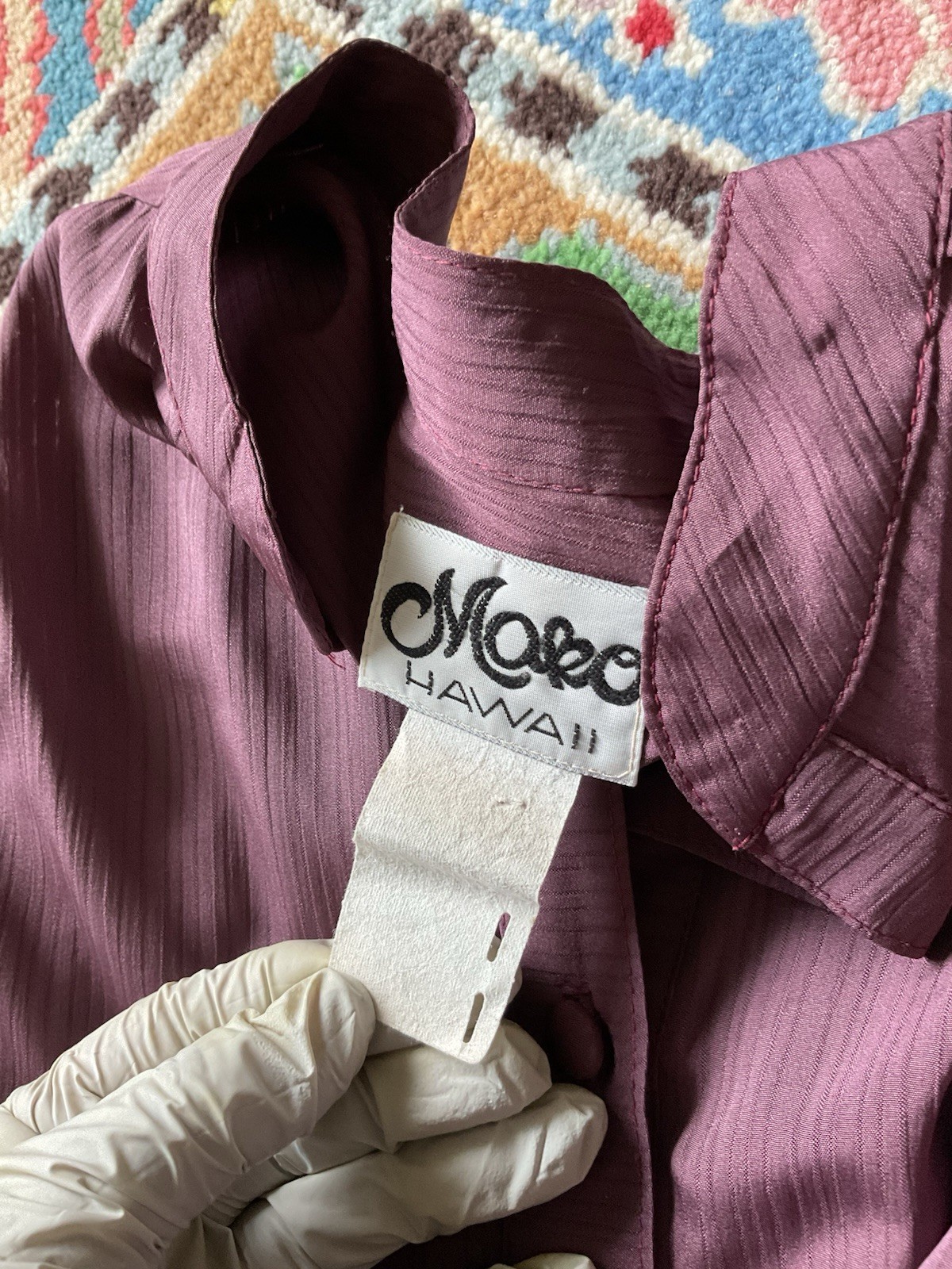 Mako Hawai’i Women’s Vintage Mauve Top Size Small Polyester