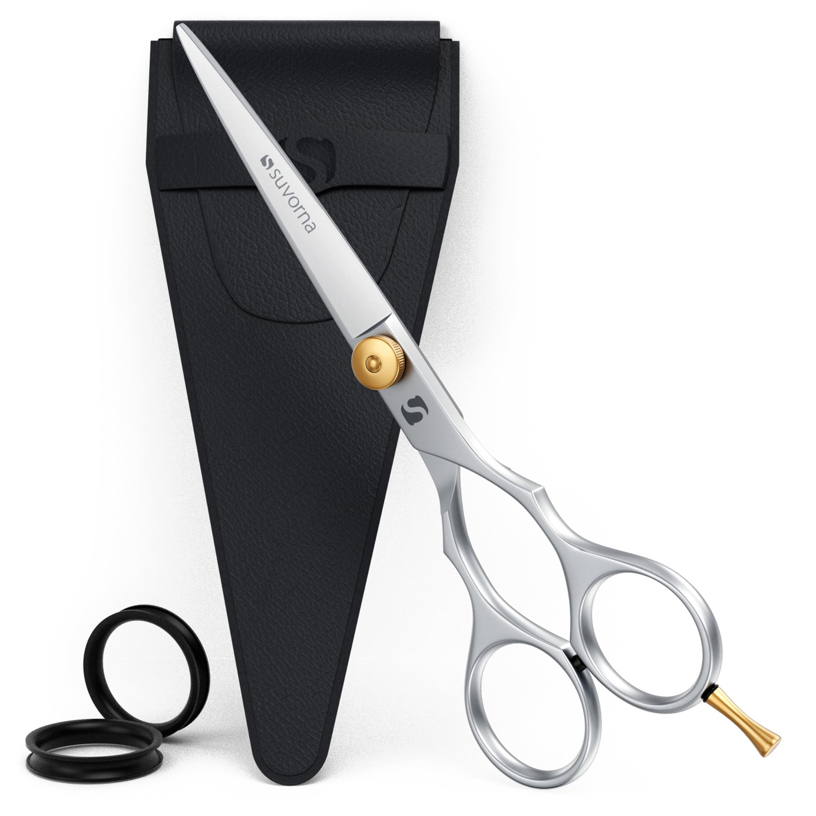 Suvorna Professional Hair Cutting Scissors – Barber Shears for Hairdresser & Hom