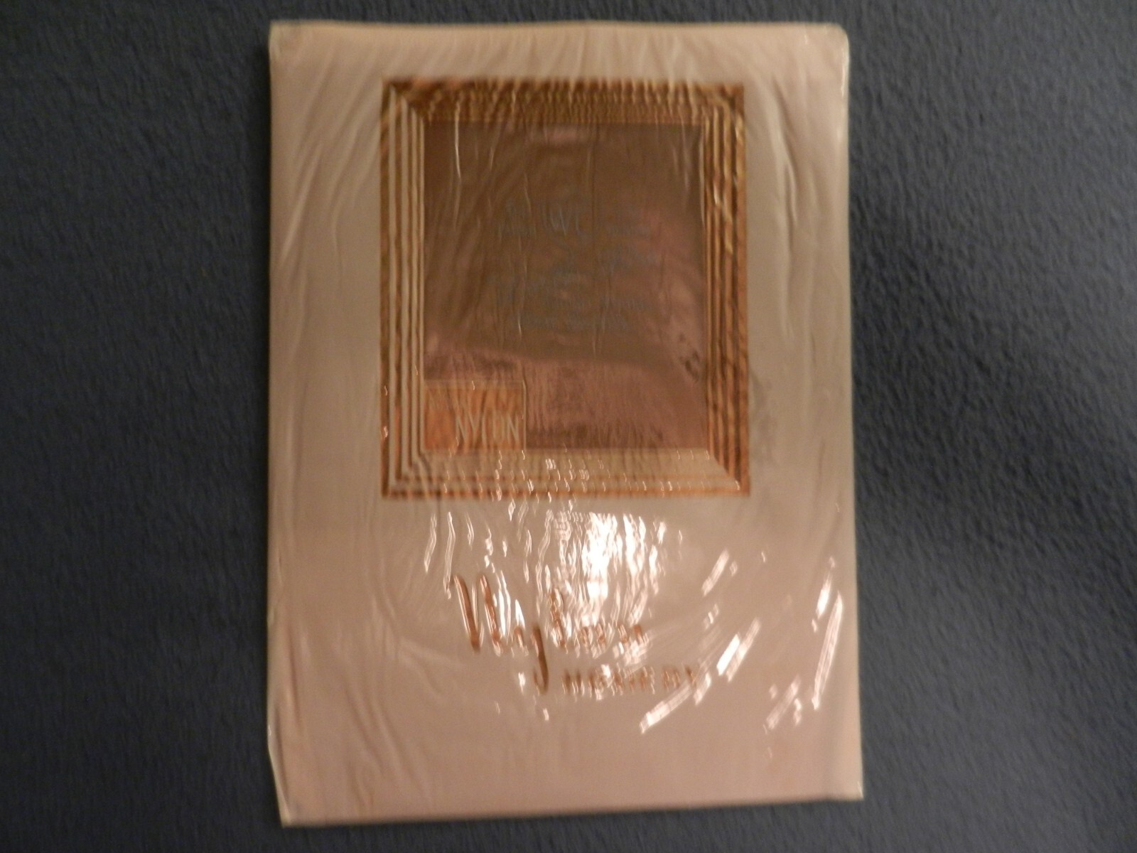 Vintage Worth-Shire Stockings Beige Size 10 Du Pont Nylon