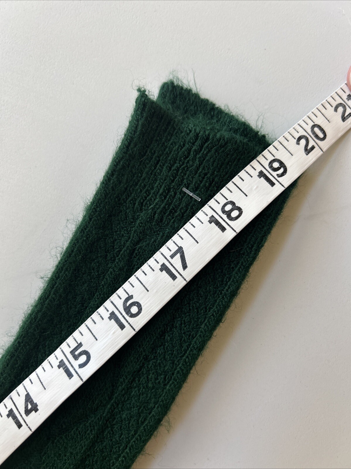 VTG Socks Hosiery 80’s Cable Knit Green NOS 8-9.5 Sock Size USA Stocking School