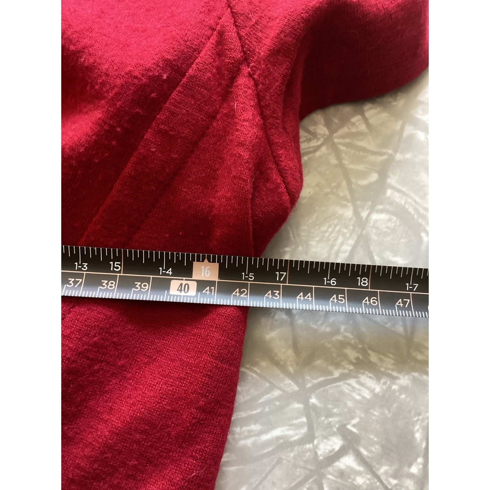 Carlye Vintage Red 2 Piece Sheath Dress and Cropped Jacket Set Ribbed Trim