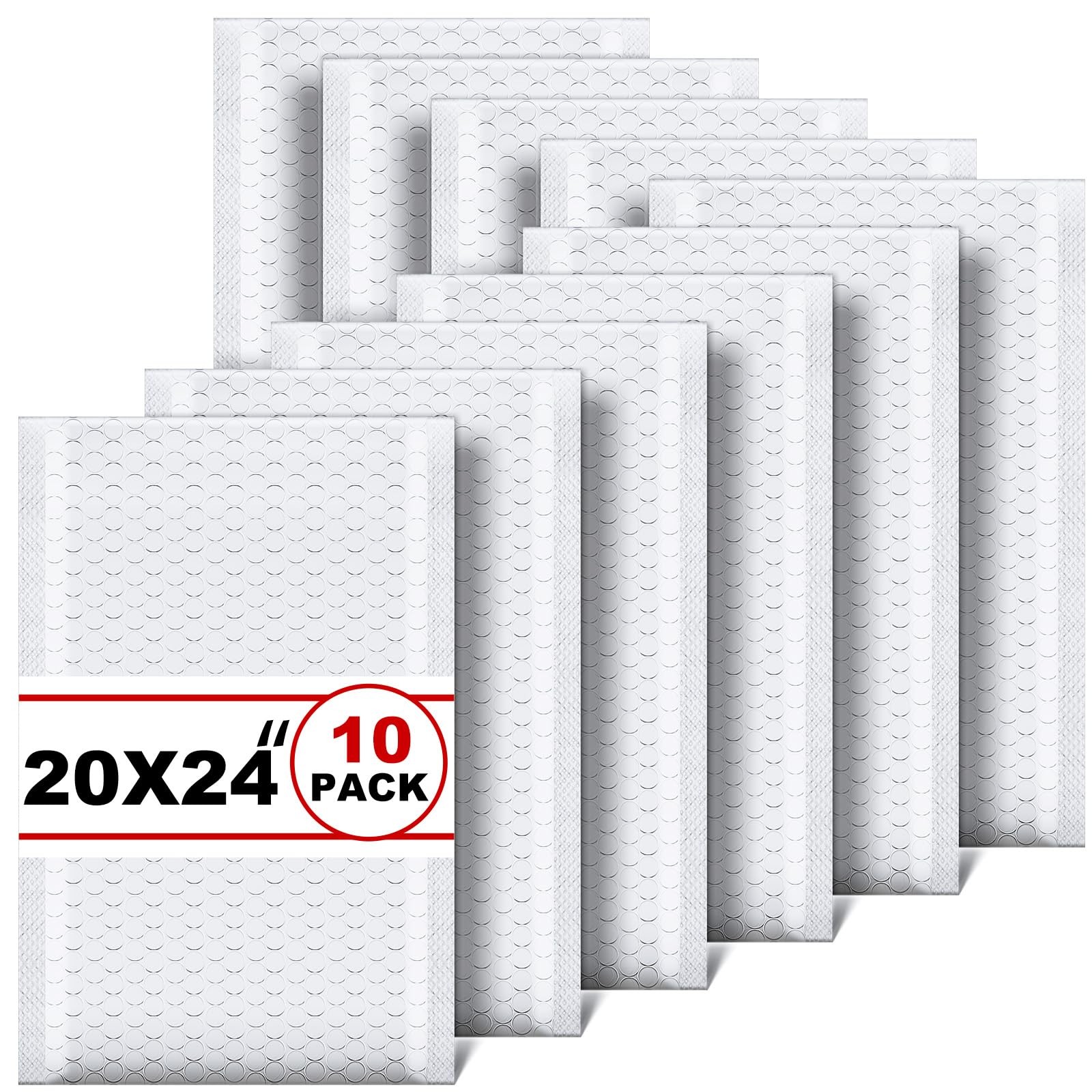 Thenshop 10 XL 20×24″ Resealable Padded Bubble Mailers Envelopes for Shipping