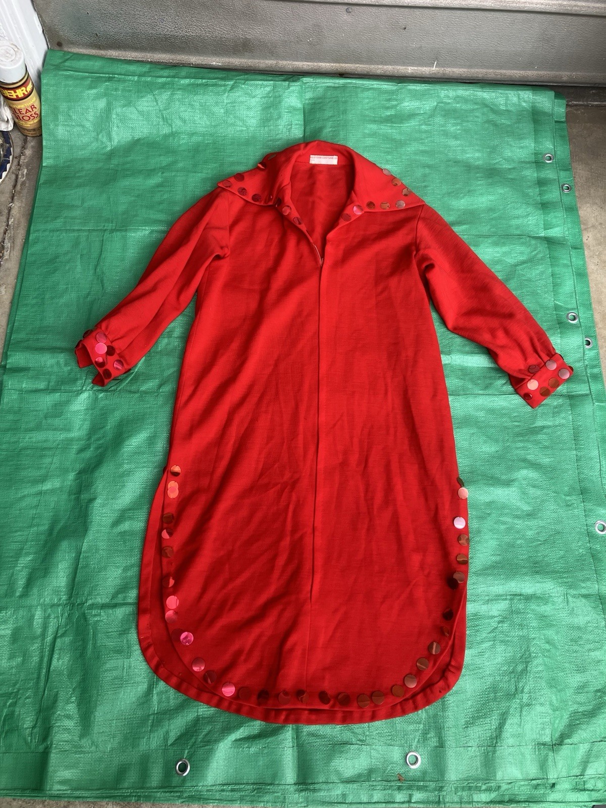 Vintage Western Costume Co Red Dress / Long Shirt