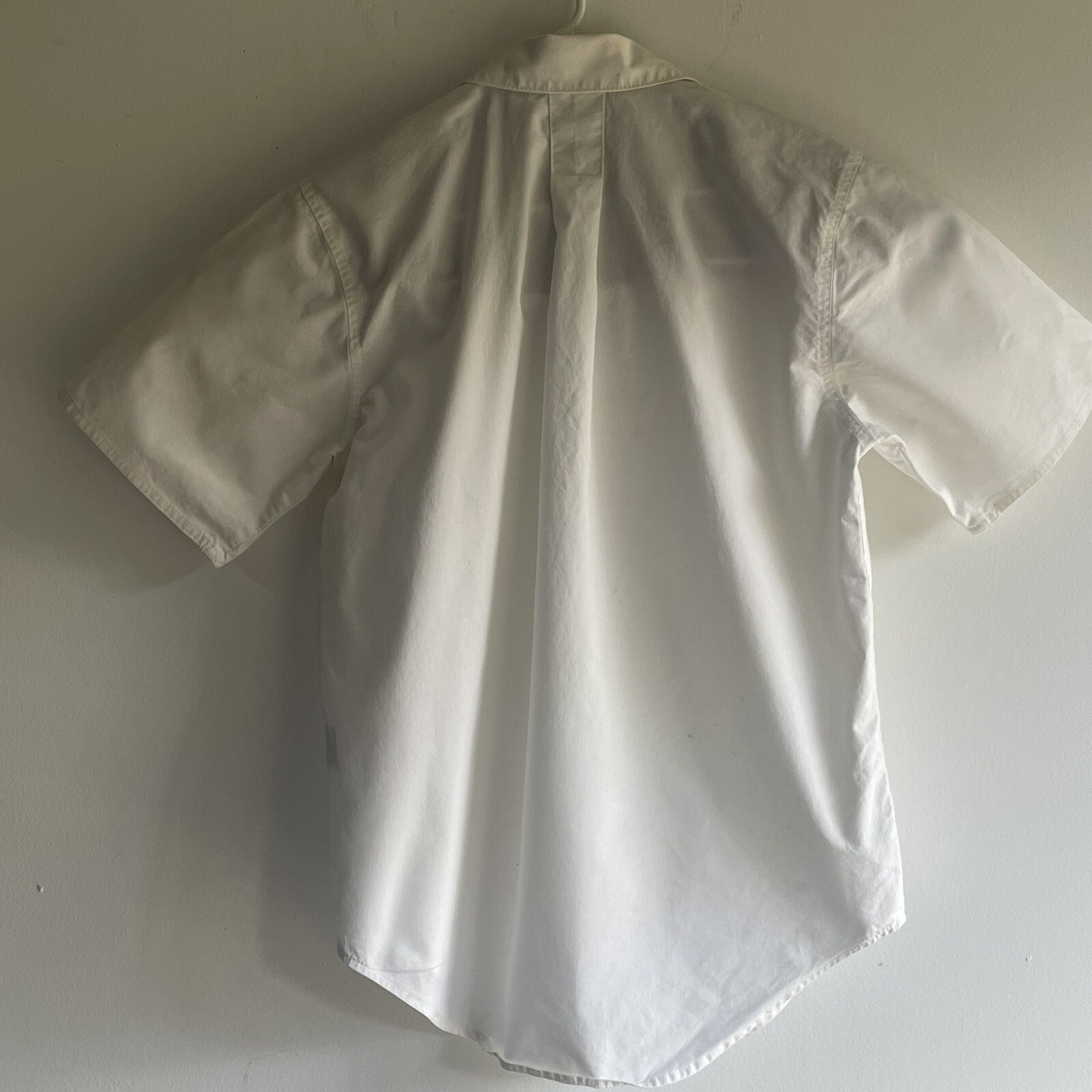 Vtg Gotcha Covered White Western Blouse Medium Embroidered Pony & Chief Warrior