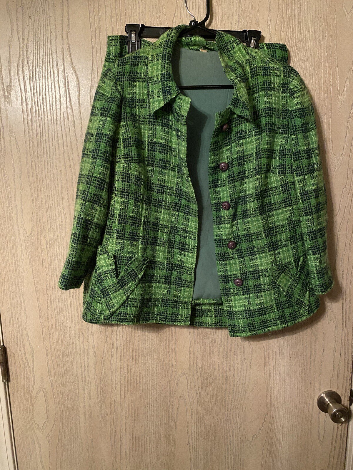 Vintage Women Hanbury 2 Piece Size 16 Green ( Please Read Description)