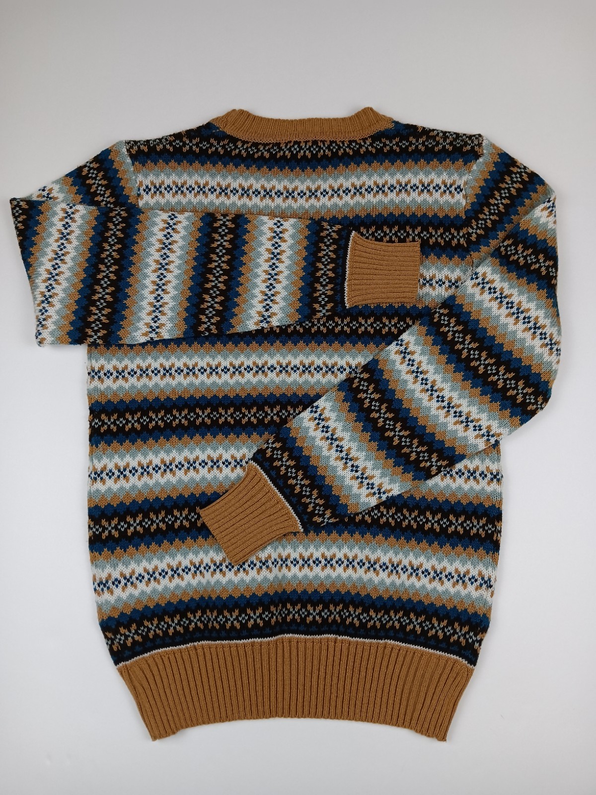 Vintage National Shirt Shops Sweater Womens Size Medium Xmas Brown