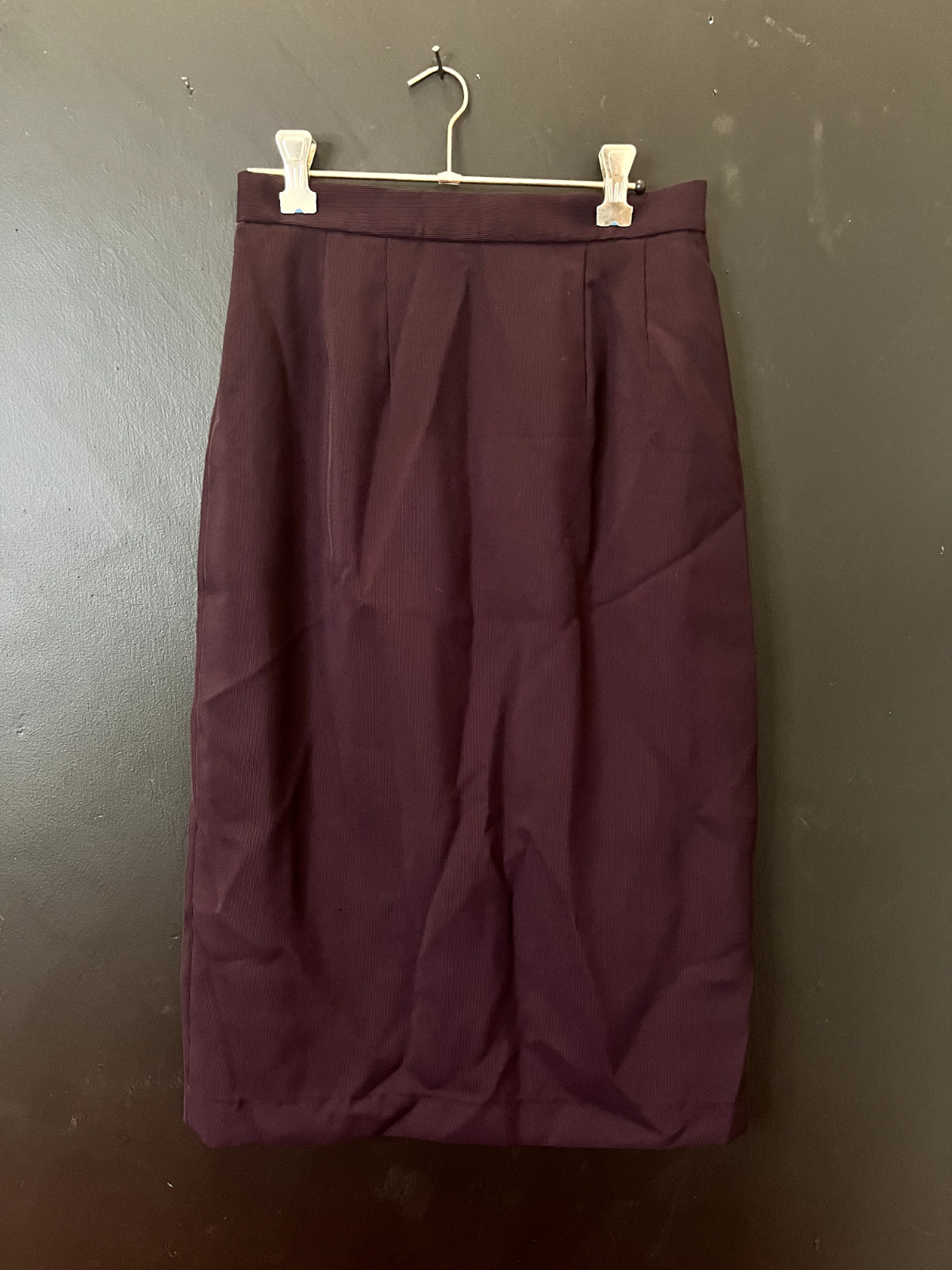 Vintage Australian 1980s Ricki Renée Mauve Pencil Skirt Workwear AU 8