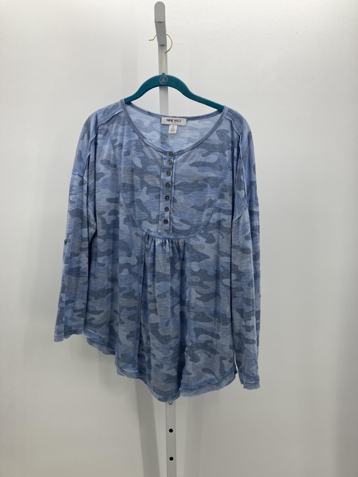 Nine West Size Extra Large Misses Long Sleeve Shirt