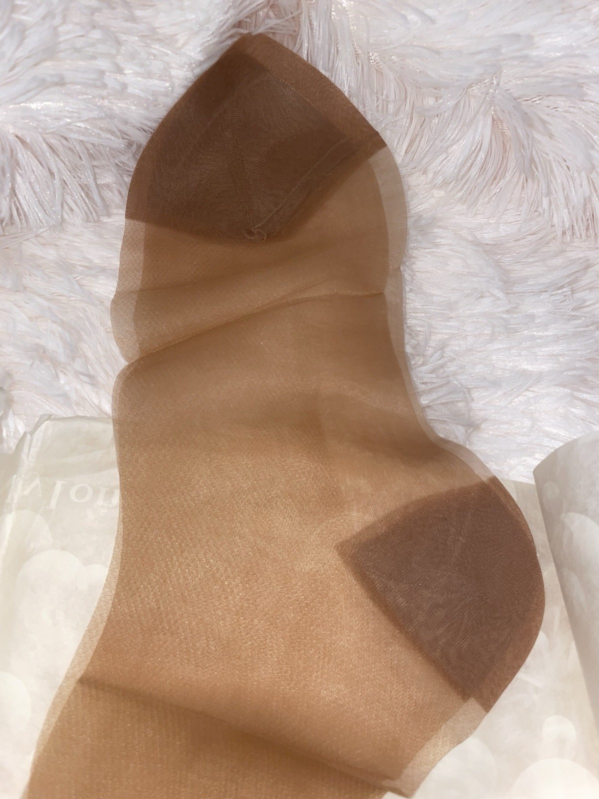 Vtg Pageant Fashioned Seamed Dupont Stockings Flat Knit 51 Gauge 15 Denier