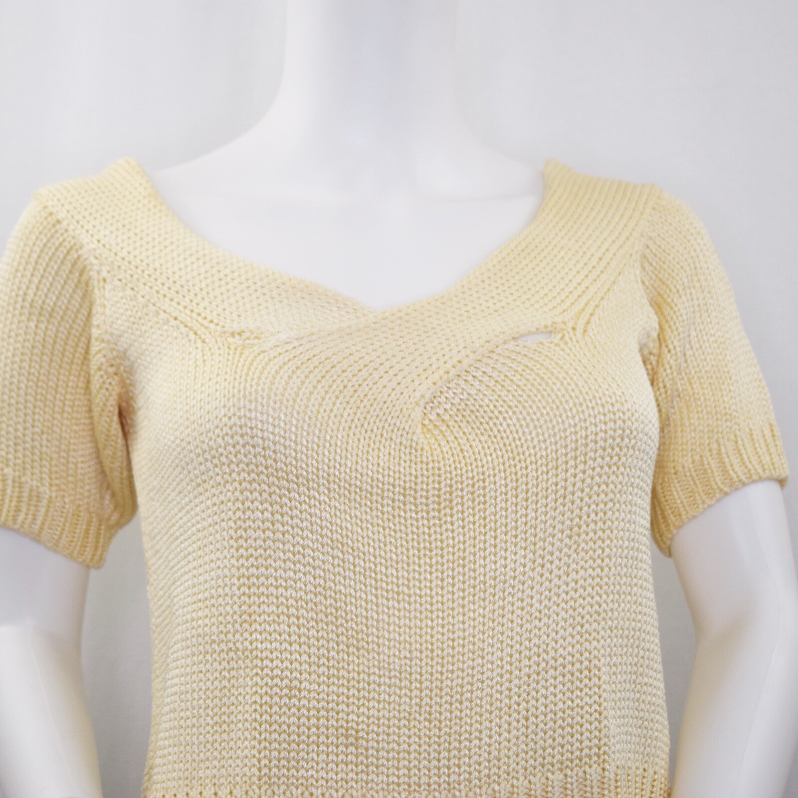 Vintage Grizia Maglia Women’s Size 40 / US L Cream Knit Top