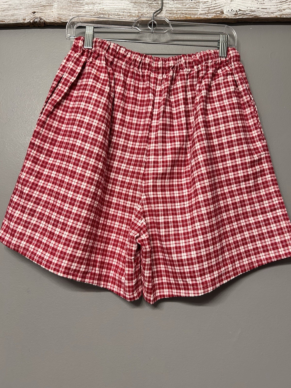 RARE VTG 90’s ESLEEP NWT Flannel PJ Set Baseball Style Size Large Red Soft
