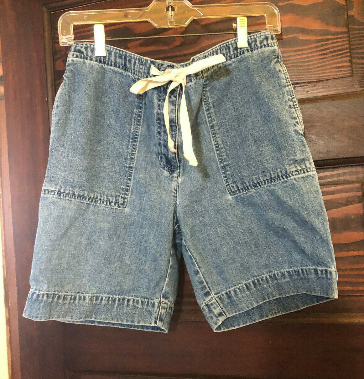 Vintage 90’s Mom Shorts LAUREN JEANS CO High Waist Drawstring Size 6 Petite