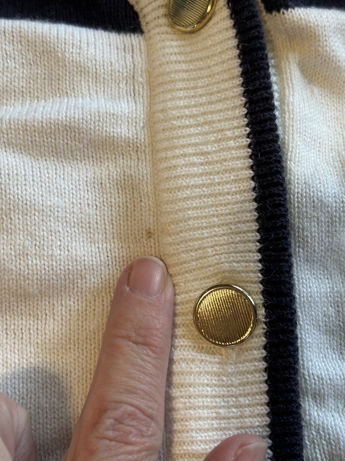 Vintage 90s Terazzo Sailor Nautical Cruise Women’s Sweater Vest Size XL Large