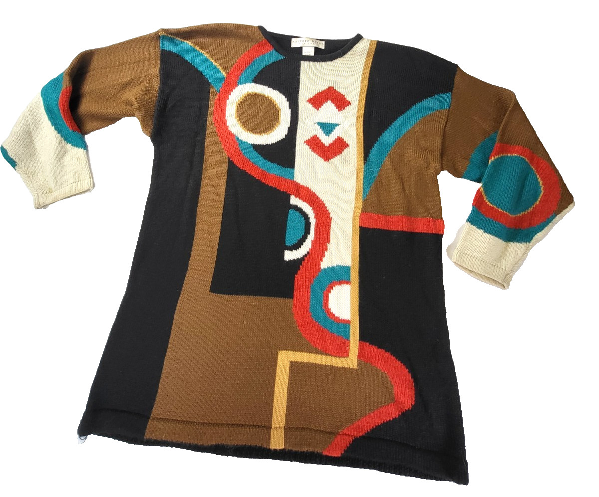 Vintage Kathryn Deene New York Geometric Design Sweater 18/20