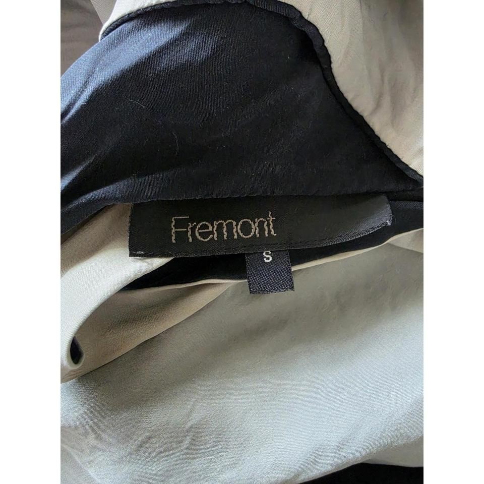 Fremont 100% Silk Camisole – Double Layered – Black & Champagne – Size S
