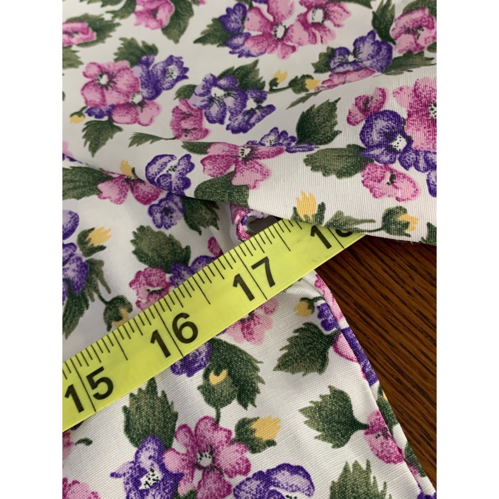 Whirlaway Frocks Vintage 90s Cottagecore Floral Lace Collar Dress Purple 6P