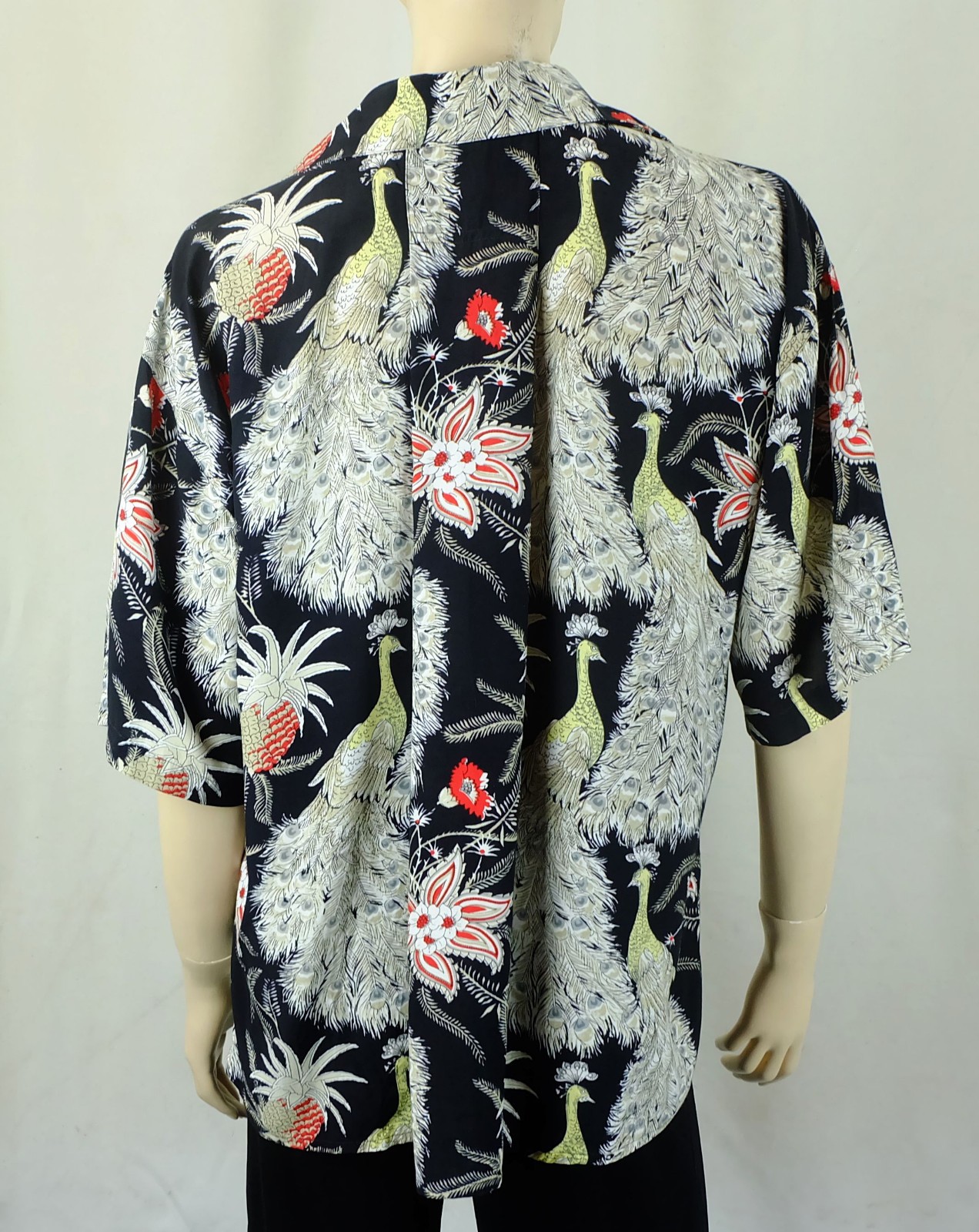80s vintage BLOUSE savory italia size 40 oversized fanciful print