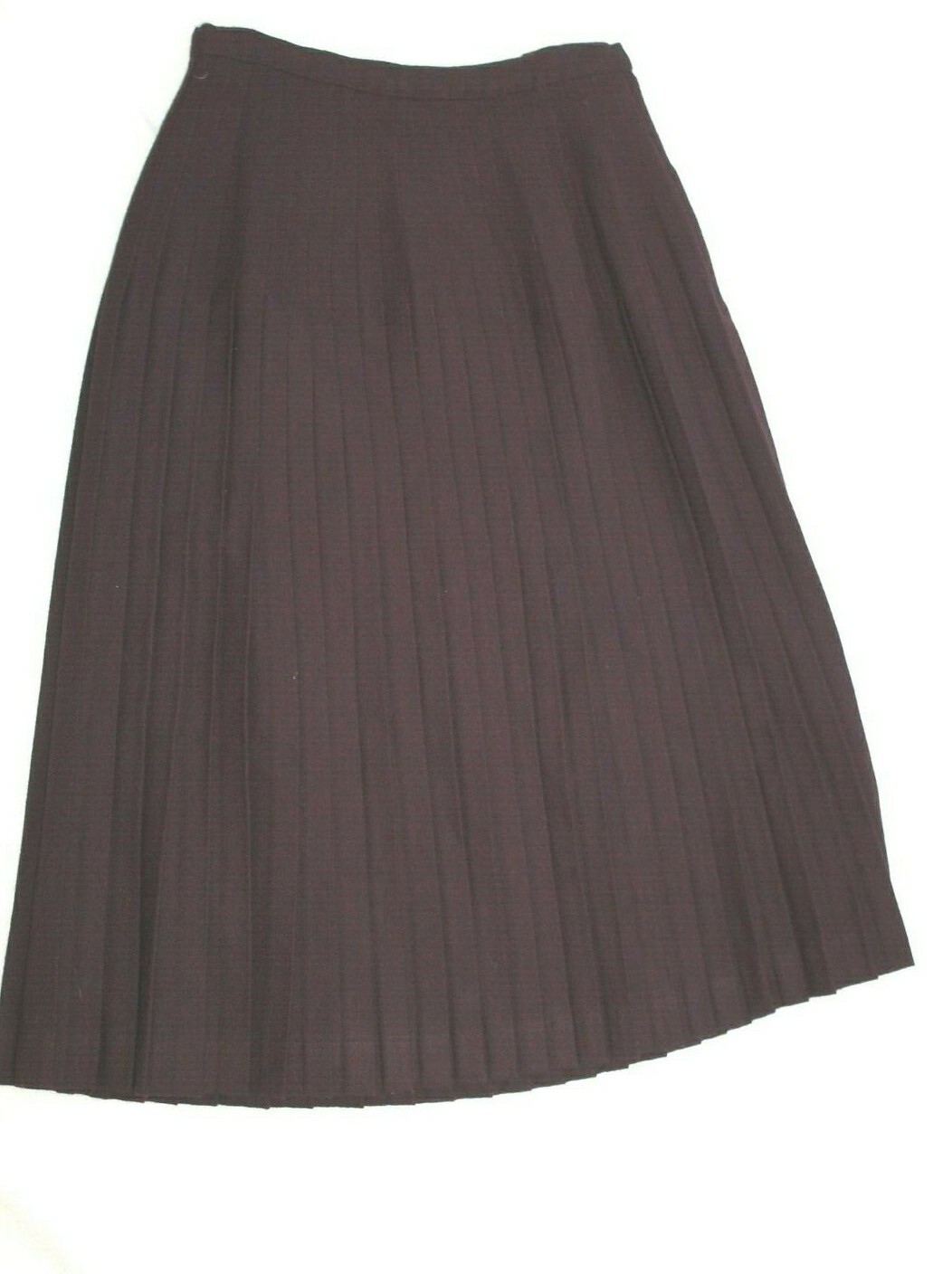 John Wanamaker Antique vtg Accordion 100% Fine Wool Skirt Sz XS / 6 25″ waist