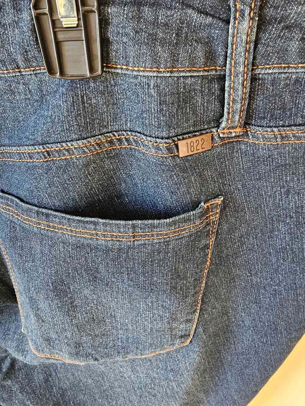 1822 Denim Women Plus 22W Dark Wash Skinny High Rise Stretch Jeans