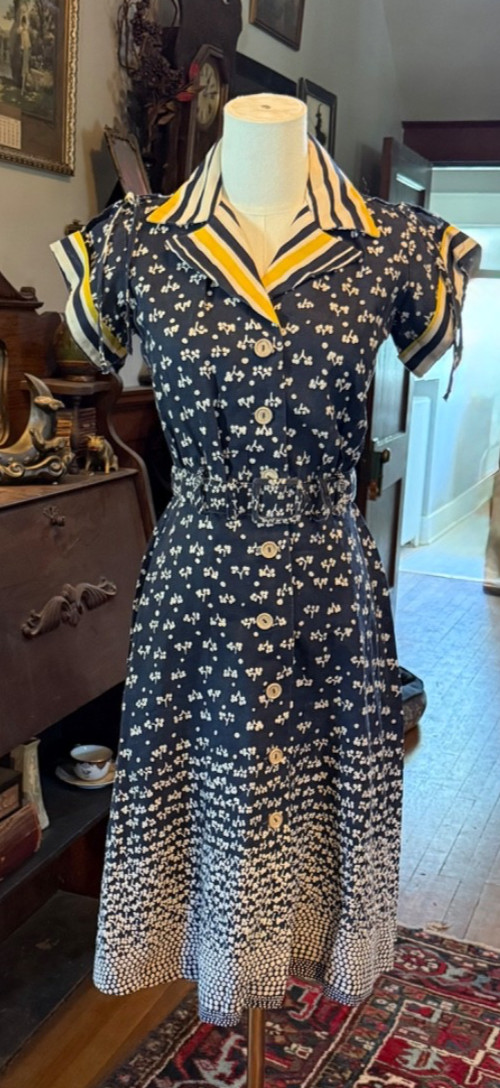 Vintage 1970’s Ragtime 30’s Inspired Dress Small