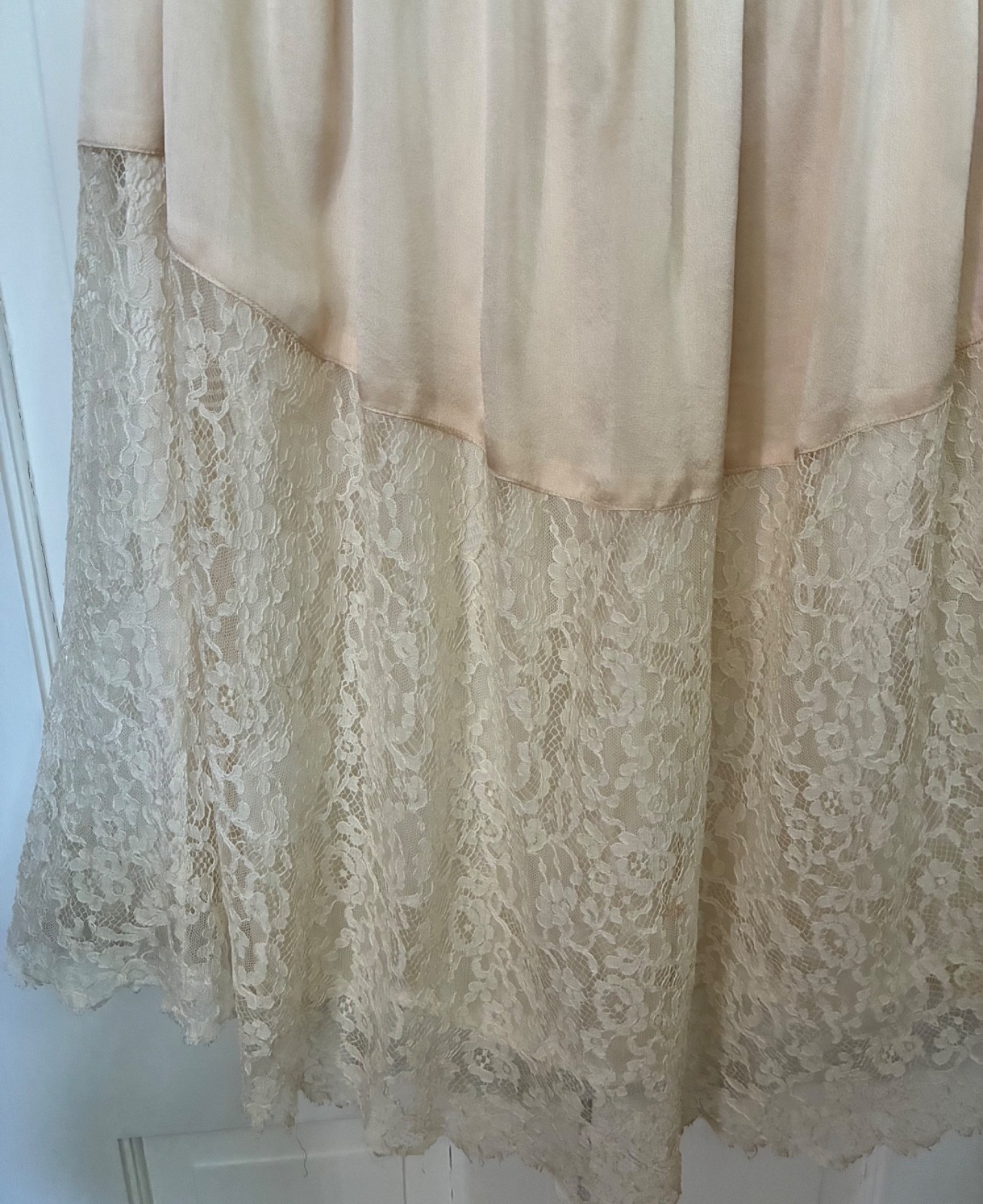 Antique/Vintage c 1929 Wedding Dress plus original photo